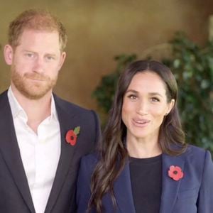 Les membres de la famille royale britannique auto-exilés, le prince Harry et Meghan Markle (duc et duchesse de Sussex), sont apparus ensemble pour la première fois en trois mois dans une nouvelle vidéo. - Picture MUST credit: Cancilleria Columbia