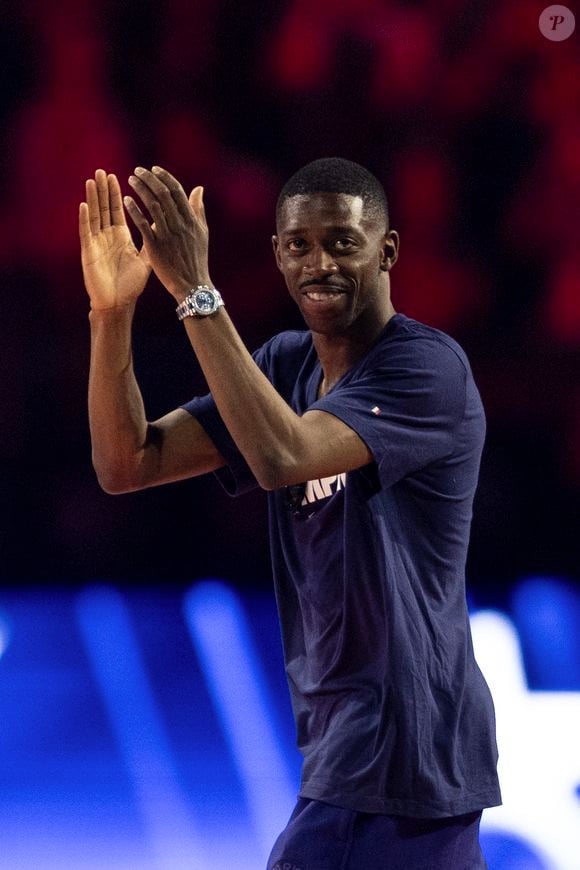 Ousmane Dembélé - Les joueurs du PSG célèbrent leur titre de Champion d'Europe au Parc Des Princes à Paris, le 1er juin 2025.
© Cyril Moreau/Bestimage
