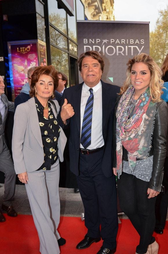 Bernard Tapie avec son épouse Dominique et sa fille Sophie - Avant-première
de 'Salaud on t'aime' à l'UGC Normandie à Paris le 31 mars 2014. Photo by Alamy/ABACAPRESS.COM