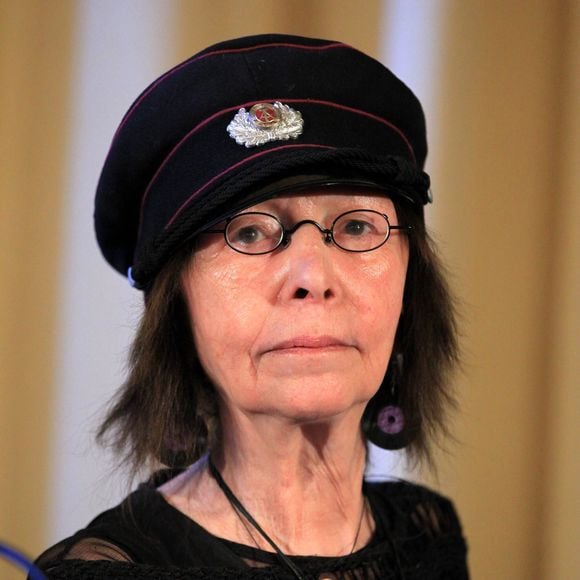 Brigitte Fontaine - Remise de la médaille de vermeil de la ville de Paris en 2012. Photo par AGENCE / BESTIMAGE
