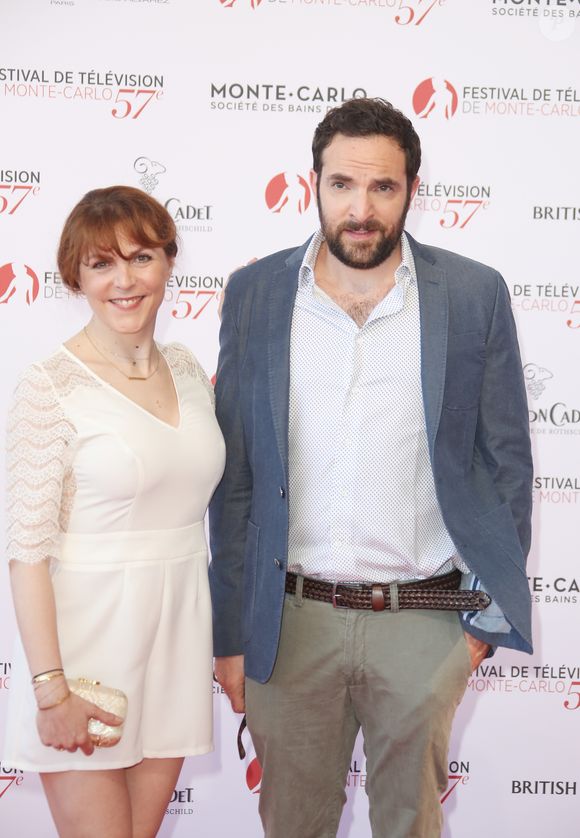 Anne-Élisabeth Blateau et David Mora lors de l'ouverture de la 57ème édition du Festival de la Télévision de Monte-Carlo le 16 juin 2017. 

© Denis Guignebourg / Bestimage