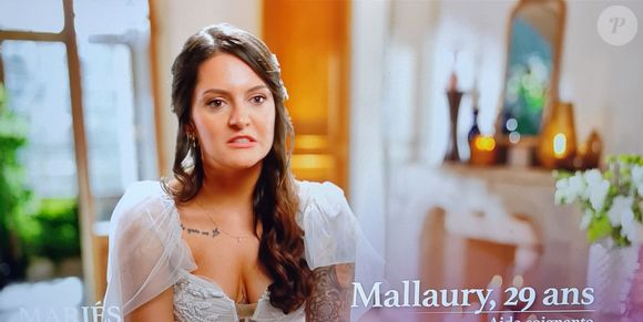 Mallaury lors de l'épisode de "Mariés au premier regard 2025" du 2 juin, sur M6