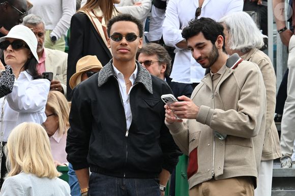 Alexandre Grimaldi, le fils du prince Albert II de Monaco et de Nicole Costes, en tribune lors de la septième journée du Rolex Monte-Carlo Masters au Monte-Carlo Country Club de Monaco le 11 avril 2026

© Bruno Bebert / Bestimage