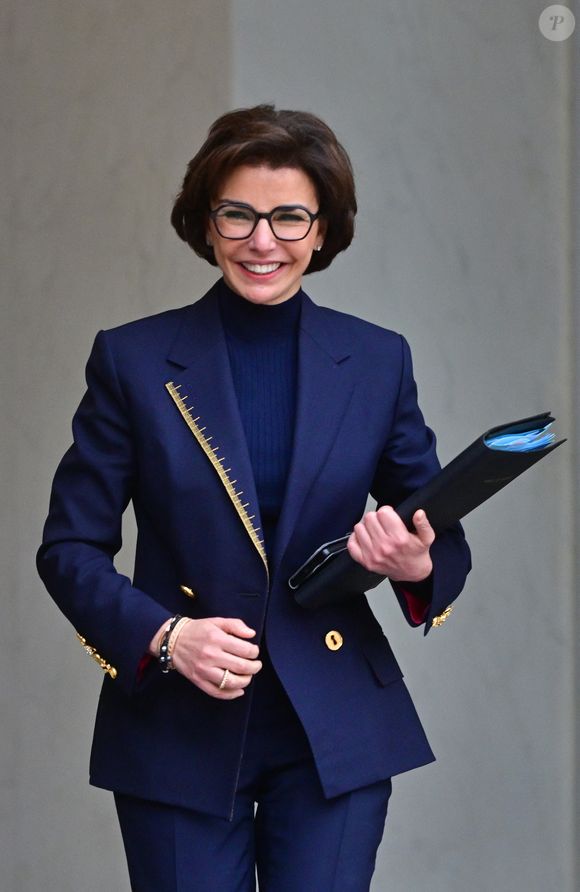 Rachida Dati, Ministre de la Culture, à la sortie du Conseil des ministres au palais de l'Elysée à Paris, le 28 janvier 2026.
© Christian Liewig / Bestimage