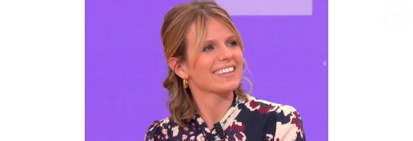 Garance Pardigon sur le plateau de la matinale "Bonjour !" sur TF1