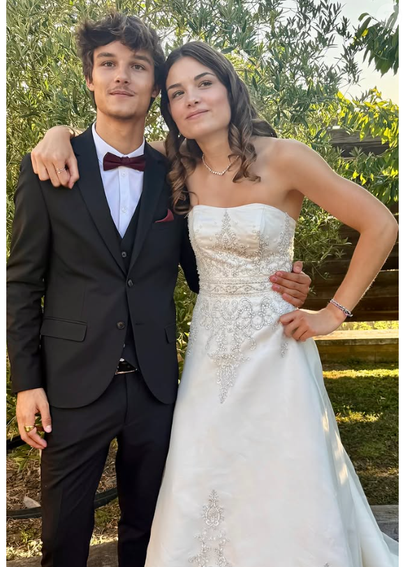 Elodie Gossuin et Bertrand Lacherie parents de deux paires de jumeaux : Rose et Jules ainsi que Joséphine et Léonard.