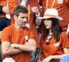 Durant toute la compétition.
Arnaud Clément et Nolwenn Leroy - Hommage à Rafael Nadal lors des internationaux de France de tennis à Roland Garros.
© Cyril Moreau / Dominique Jacovides / Bestimage