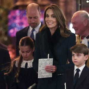 Le Prince et la Princesse de Galles et d'autres membres de la famille royale assistent au cinquième service de chants "Ensemble à Noël" à l'Abbaye de Westminster, Londres, Royaume-Uni, le 5 décembre 2025. Chris Jackson/WPA-Pool/Bestimage