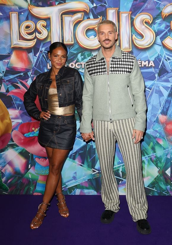 Terminée la vie à Los Angeles puisque les deux amoureux ont posé leur valises à Paris et sont particulièrement heureux de leur nouvelle vie. 

Christina Milian et son mari Matt Pokora (M.Pokora) - Avant-première du film "Les Trolls 3" au cinéma Gaumont Marignan à Paris. 2023
© Coadic Guirec / Bestimage