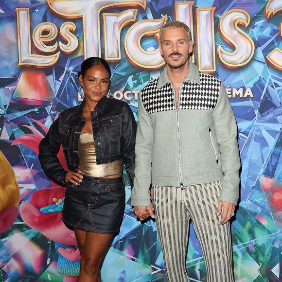 Terminée la vie à Los Angeles puisque les deux amoureux ont posé leur valises à Paris et sont particulièrement heureux de leur nouvelle vie. 

Christina Milian et son mari Matt Pokora (M.Pokora) - Avant-première du film "Les Trolls 3" au cinéma Gaumont Marignan à Paris. 2023
© Coadic Guirec / Bestimage
