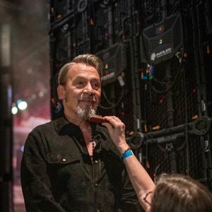 Exclusif - Florent Pagny en backstage de l'enregistrement de l'émission "Serge Lama, le dernier rappel" présentée par F. Bollaert, diffusée le vendredi 21 novembre 2025 sur France 3 à 21h10, au théâtre Marigny à Paris, France, le 29 avril 2025. © Clovis-Moreau/Bestimage
