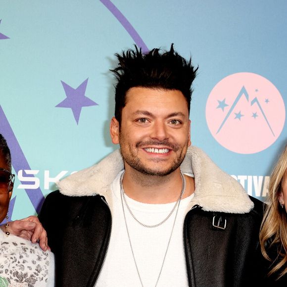 Firmine Richard, Kev Adams, Anne Marivin pour le film "Maison de Retraite 2" - Arrivées à la cérémonie d'ouverture du 27ème Festival International du Film de Comédie de l'Alpe d'Huez le 15 janvier 2024. © Dominique Jacovides/Bestimage