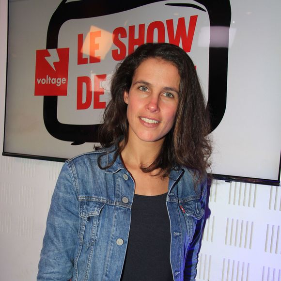 Exclusif - Clémence Castel (Koh-Lanta 2005 et 2018) lors de l'émission "Le Show de Luxe" sur la Radio Voltage à Paris , France, le 8 avril 2019. © Philippe Baldini/Bestimage