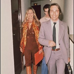 Archives : Brigitte Bardot et Allain Bougrain-Dubourg à l'émission "Les dossiers de l'écran" 1981 © ASLAN-RINDOFF / BESTIMAGE