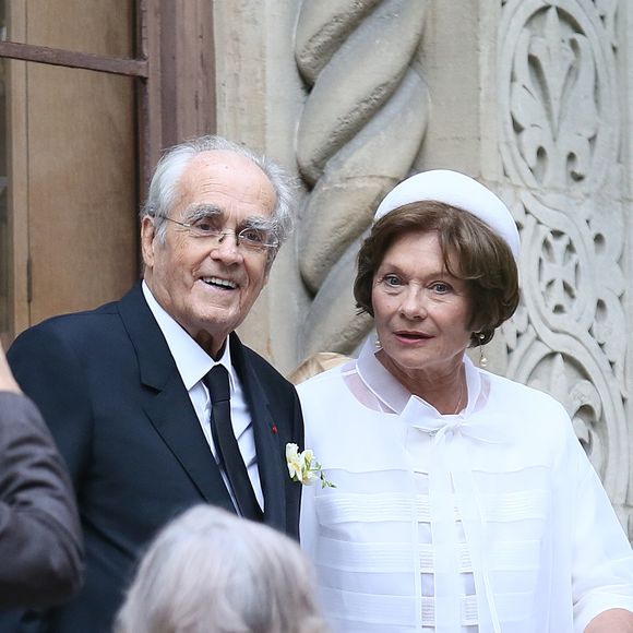 Michel Legrand et Macha Méril à leur mariage à Paris, le 18 septembre 2014.

Photo : Cyril Moreau / Bestimage