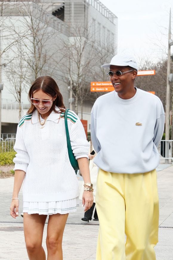 Stromae et sa femme Coralie Barbier au défilé Lacoste "Collection Prêt-à-Porter Automne/Hiver 2025-2026" lors de la Fashion Week de Paris, le 9 mars 2025

Photo : Denis Guignebourg / Bestimage