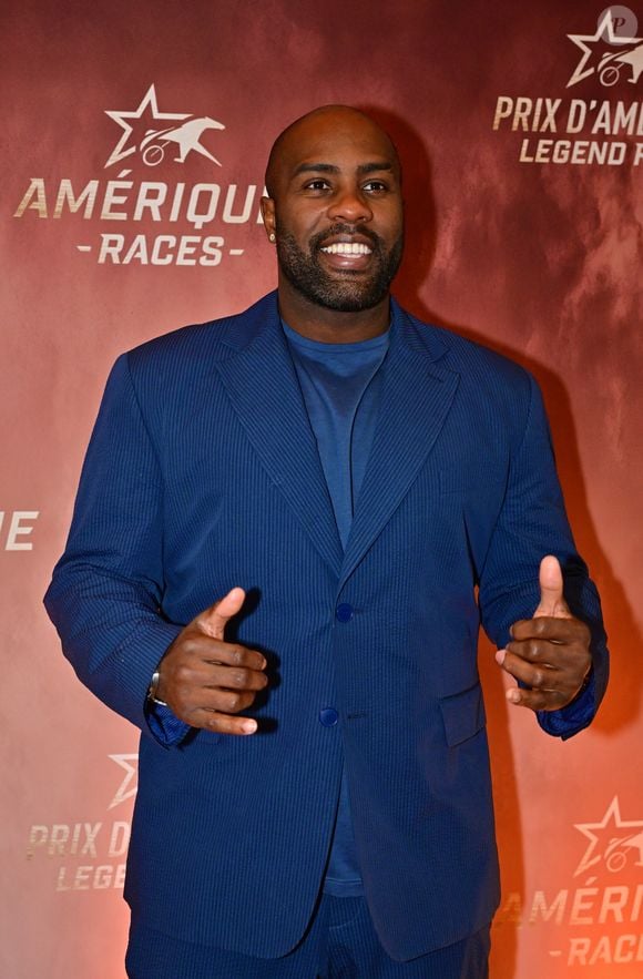 Teddy Riner - 104ème édition du Prix d'Amérique 2025 à l'hippodrome Paris-Vincennes le 26 janvier 2025. © Christian Liewig/Bestimage