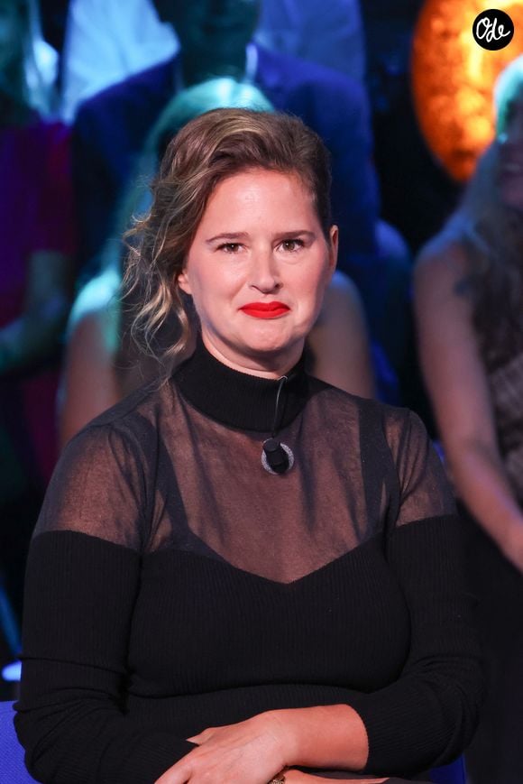 Exclusif - Elodie Poux lors de l'enregistrement de l'émission "La Boîte à secrets", présentée par F.Bollaert et diffusée le 23 octobre sur France 3, à Paris, France, le 15 septembre 2026. © Jack Tribeca/Bestimage