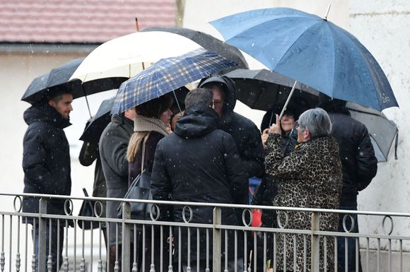Exclusif - Obsèques d'Alain Morini-Bosc en l'église Saint-Pierre dans la commune d'Abrets en Dauphiné, France, le 14 mars 2025. © Romain Doucelin/Bestimage