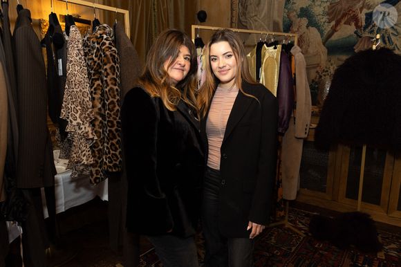 Exclusif - Patricia Bitton, Malou Khebizi - Présentation de la nouvelle collection de la marque Oud automne/hiver 2025-2026 dans les salons des restaurants Lafayette à Paris. Le 3 février 2025.
© Jeremy Melloul / Bestimage