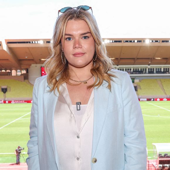 Stéphanie de Monaco a beaucoup aidé le jeune couple : “Elle nous aide pour le déménagement, et nous serons seulement à quelques minutes l’une de l’autre" déclare-t-elle dans "Gala" 

Camille Gottlieb - La famille princière de Monaco assiste au match de football Racing Stars Football Cup opposant les pilotes Nazionale Piloti contre les Barbagiuans au stade Louis II à Monaco le 21 mai, 2025. © Claudia Albuquerque/Bestimage