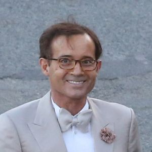 Mariage de Jean-Luc Delarue et Anissa Kehlifi à Belle-île-en-mer, le 12 mai 2012. Après la cérémonie, le couple a dîné au café de la Cale à Sauson. © Bestimage