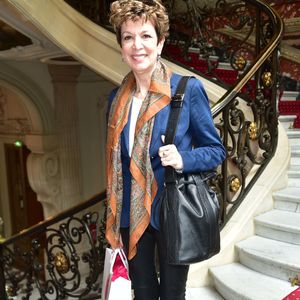 Catherine Laborde - Conférence de presse de l'opération "La flamme Marie Claire" à l'hôtel Le Marois à Paris le 15 juin 2015 Giancarlo Gorassini/Bestimage