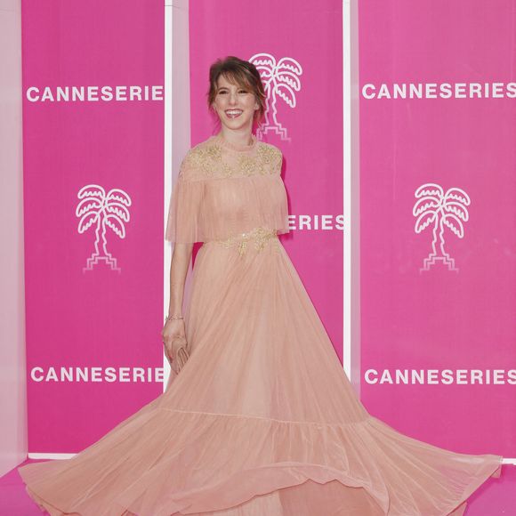 Léa François de PLUS BELLE LA VIE
CANNESERIES SAISON 5 au Palais des Festivals et des Congrès de Cannes, samedi 2 avril 2022. © Christophe Aubert via Bestimage