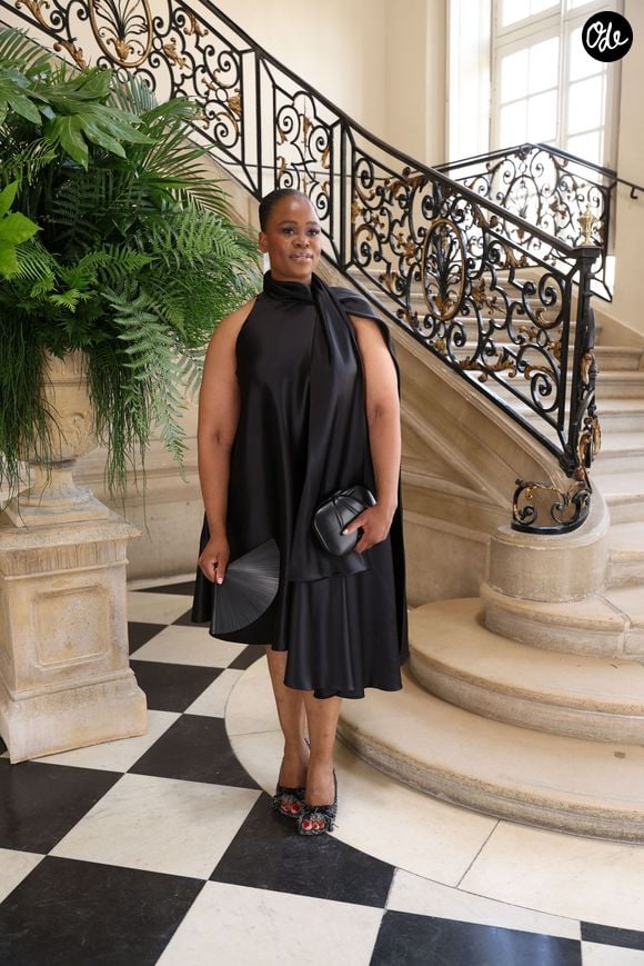 Pretty Yende au photocall du défilé de mode DIOR Collection Haute Couture Automne/Hiver 2026-2027 lors de la Fashion Week de Paris (PFW) au musée Rodin, à Paris, France, le 6 juillet 2026. © Denis Guignebourg/Bestimage