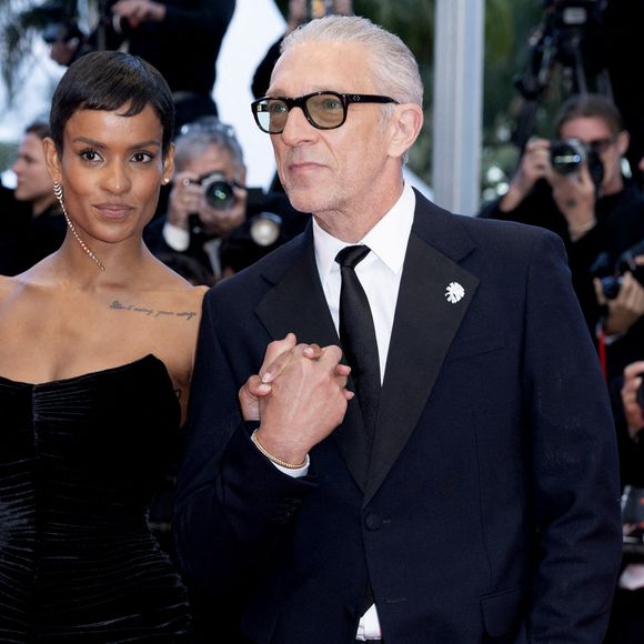 Narah Baptista et son compagnon Vincent Cassel (Montre Audemars Piguet) - Montée des marches du film " Histoires parallèles " lors du 79ème Festival International du Film de Cannes, le 14 mai 2026. © Olivier Borde / Bestimage