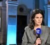 Après la matinale, elle rentre chez elle et s'occupe de ses enfants tout en préparant la journée du lendemain.

Apolline de Malherbe au Palais de la Bourse à Lyon, le 24 février 2026. Photo de Julien Reynaud/APS-Medias/ABACAPRESS.COM