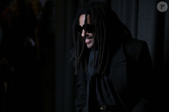 Lenny Kravitz au défilé Saint Laurent lors de la semaine de la mode à Paris, France, le 24 septembre 2024. 
Photo par Julien Reynaud/APS-Medias/ABACAPRESS.COM