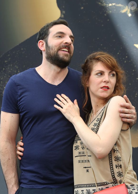 David Mora et sa compagne Anne-Elisabeth Blateau - 57ème Festival de télévision de Monte-Carlo, le 17 juin 2017. © Denis Guignebourg/Bestimage