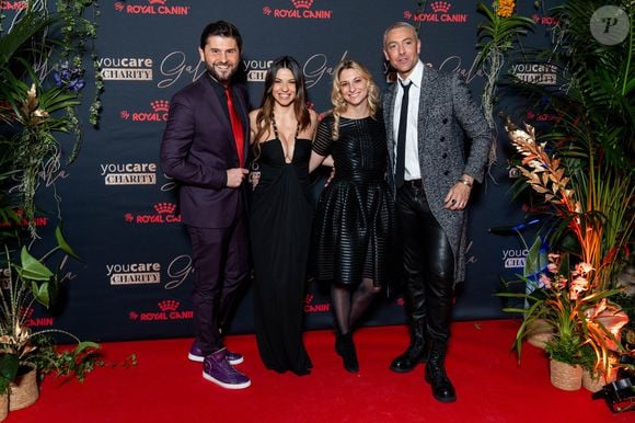 Christophe Beaugrand, Denitsa Ikonomova, Anais Tihay et Maxime Dereymez assistent au gala de charité You Care au Cercle de L'union Interalliee à Paris le 3 décembre 2024 à Paris, France. Photo by Alexis Jumeau/ABACAPRESS.COM