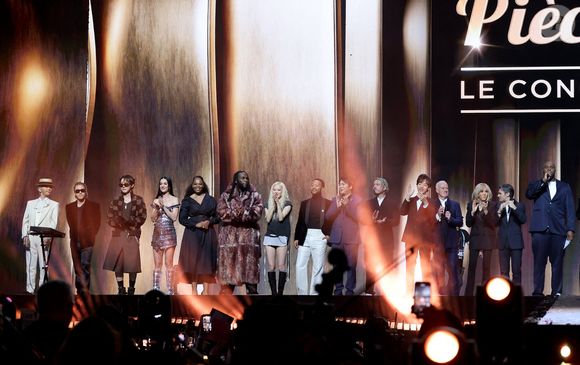 Exclusif - G-Dragon, Taeyang, J-Hope, Katy Perry, Pretty Yende, Burna Boy, Rosé, John Legend, Lang Lang, J Balvin, Hyuk Lee, Didier Deschamps, Brigitte Macron, Gautier Capuçon, Teddy Riner, Adrien Perruchon sur la scène du "Gala des pièces jaunes, le concert événement" à La Défense Arena à Nanterre le 23 janvier 2025.
© Jacovides / Moreau / Bestimage