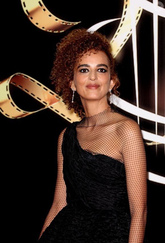 Leïla Slimani au photocall de la cérémonie d'ouverture et de la projection du film "Hit Man" lors du 20ème Festival International du Film de Marrakech, Maroc, le 24 novembre 2023. © Dominique Jacovides/Bestimage