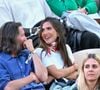 Le duo d'habitude discret était visiblement heureux de cette parenthèse sportive à deux, dans une ambiance aussi animée que chaleureuse.

Joyce Jonathan dans les gradins de Roland Garros le 03 juin 2025 à Paris, France. Photo by ABACAPRESS.COM