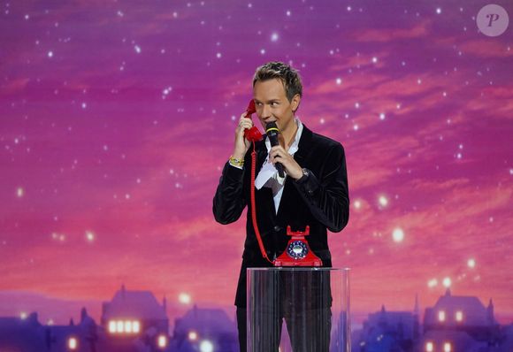 Cyril Féraud lors de la soirée de lancement de la 39ème édition du Téléthon sur France 3 aux Studios du Lendit à Saint-Denis, France, le 5 décembre 2025. © Anne-Sophie Guebey/Bestimage