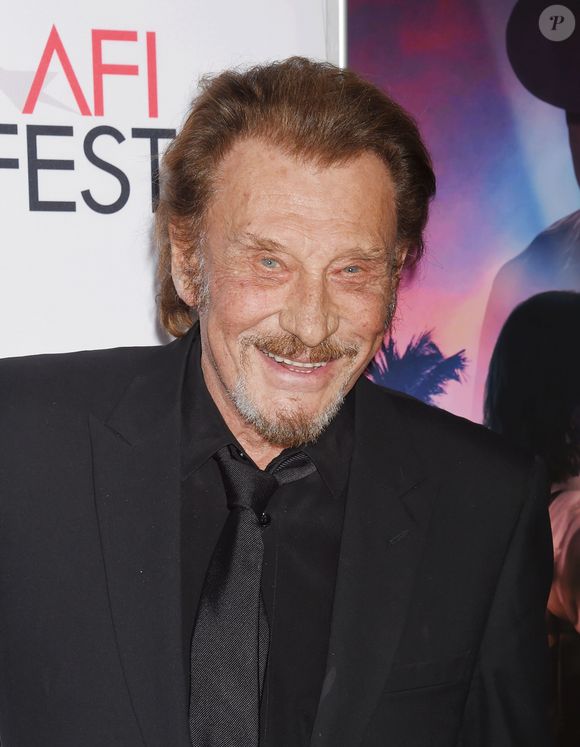 Et c'est grâce à Johnny Hallyday. 
Johnny Hallyday lors de la première de "Rules Don't Apply" pendant le AFI FEST 2016 à Los Angeles, le 10 novembre 2016. © JLPPA/Bestimage