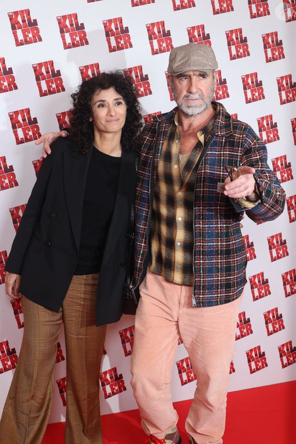 Rachida Brakni et Eric Cantona assistent à l'avant-première de " Killer " au Pathe Palace à Paris, France, le 21 octobre 2024. Photo par Jerome Dominé/ABACAPRESS.COM