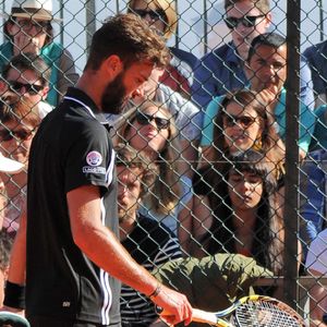 La chanteuse Shy'm était présente au Monte Carlo Country Club pour le Monte-Carlo Rolex Masters de tennis  à Roquebrune Cap Martin le 11 avril 2016 pour soutenir son fiancé le tennisman français Benoit Paire qui a remporté son match contre l'espagnol Inigo Cervantes. © Bruno Bebert / Bestimage