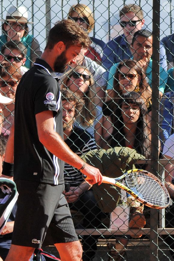La chanteuse Shy'm était présente au Monte Carlo Country Club pour le Monte-Carlo Rolex Masters de tennis  à Roquebrune Cap Martin le 11 avril 2016 pour soutenir son fiancé le tennisman français Benoit Paire qui a remporté son match contre l'espagnol Inigo Cervantes. © Bruno Bebert / Bestimage