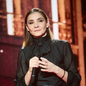 Exclusif - Clotilde Courau lors de l’enregistrement de l’émission “Les stars s’unissent pour le Sidaction” au théâtre Marigny à Paris, France, le 11 mars 2025. L’émission sera diffusée en prime le 22 mars sur France 2. © Guirec-Moreau/ Bestimage