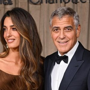 Londres, ROYAUME-UNI Des célébrités assistent au spectacle The Albies de la Fondation Clooney pour la Justice au Musée d'Histoire Naturelle de Londres, Angleterre.
Sur la photo : Amal Clooney, George Clooney
Backgrid UK/ Bestimage