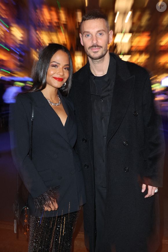 Christina Milian et son mari M. Pokora assistent au photocall " Make a Wish Gala " à Paris, France, le 25 novembre 2024 à Paris, France. Photo by Jerome Dominé/ABACAPRESS.COM