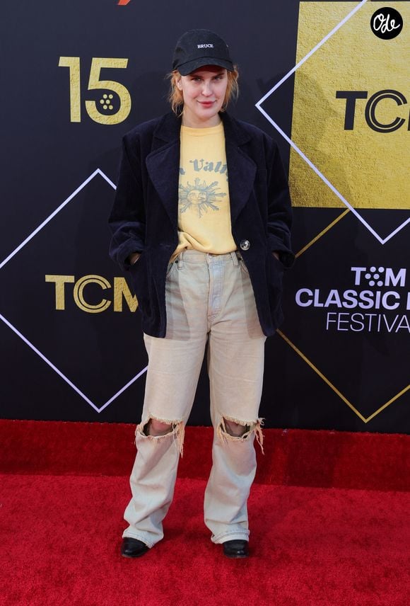 Tallulah Willis - Photocall de la soirée d'ouverture du Festival du film classique TCM avec la projection du film "Pulp Fiction", à Los Angeles le 18 avril 2024. Photo Press Service / BESTIMAGE