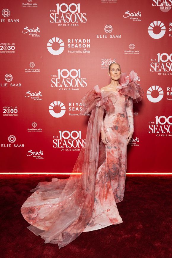 Céline Dion au photocall du défilé anniversaire Elie Saab "1001 Seasons of Elie Saab" à l'espace "The Venue" à Riyad, Arabie saoudite, le 13 novembre 2024

Photo : Tiziano Da Silva / Bestimage