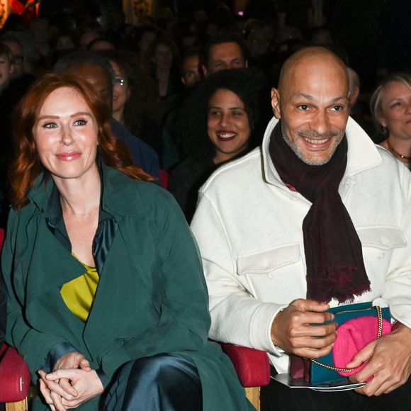 concernant sa relation avec le réalisateur Djibril Glissant. 

Audrey Fleurot et son compagnon Djibril Glissant - Inauguration de la statue de cire de "Audrey Fleurot" au musée Grévin à Paris le 16 mars 2023. © Coadic Guirec/Bestimage