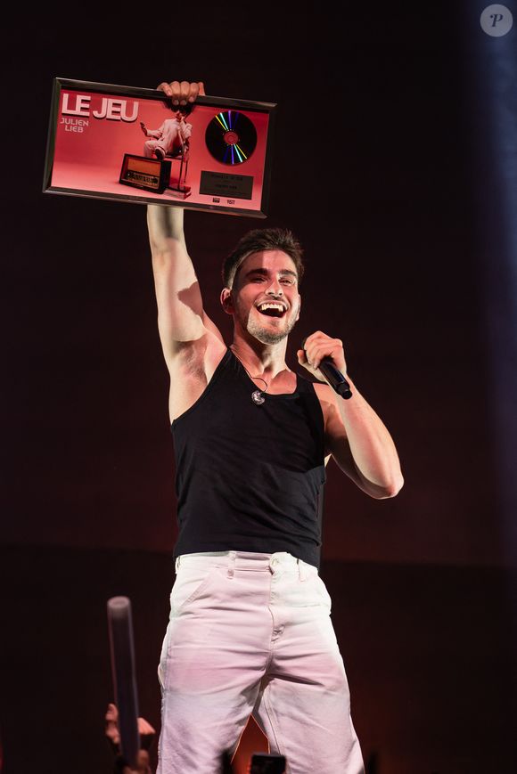 Exclusif - Concert de Julien Lieb (finaliste de la Star Academy 2023) à La Cigale à Paris, le 24 septembre 2025. 

© Jérémy Melloul / Bestimage
