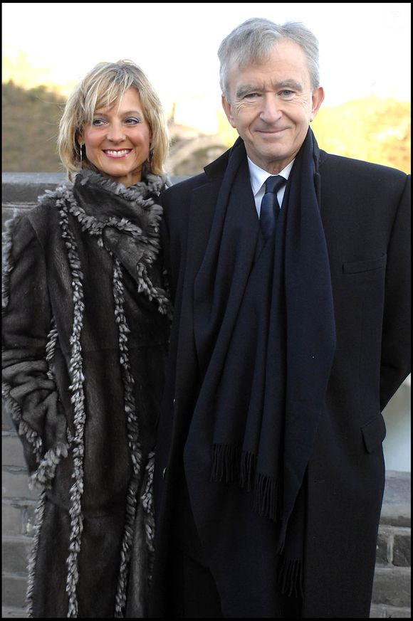 Bernard Arnault et sa femme Hélène - défilé en Chine pour Fendi SGP / BESTIMAGE